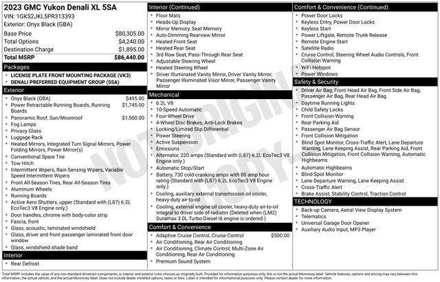 2023 GMC Yukon XL Denali