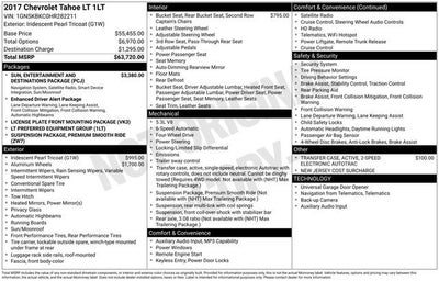 2017 Chevrolet Tahoe LT