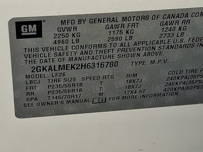 2017 GMC Terrain SLE