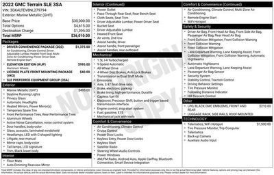 2022 GMC Terrain SLE