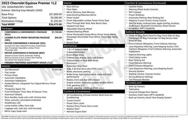 2023 Chevrolet Equinox Premier