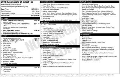 2023 Buick Encore GX Select