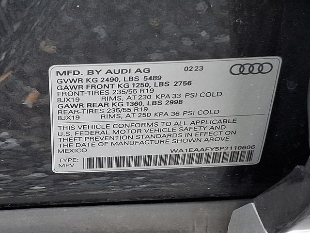 2023 Audi Q5 Premium Plus 45 TFSI S line quattro